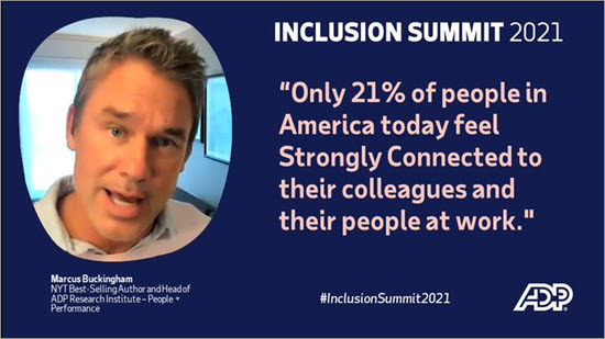 Marcus Buckingham ADPRI Inclusion Summit 2021