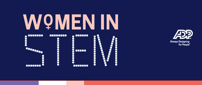 ADP Women in STEM banner ADP Women in STEM banner