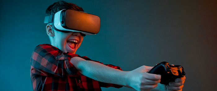 Are You Prepared for Generation Z in the Workplace? A Gen Z'er plays with virtual reality.