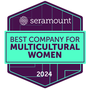 Award Badge - Seramount Best Companies for Multicultural Women 2024