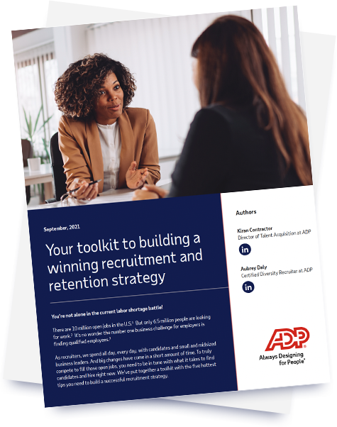 Building A Winning Recruitment Strategy | ADP